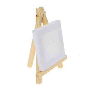 Tischkartenhalter Holz Mini Staffelei 13x9cm m. Keilrahmen Platzkarte Tischkarte