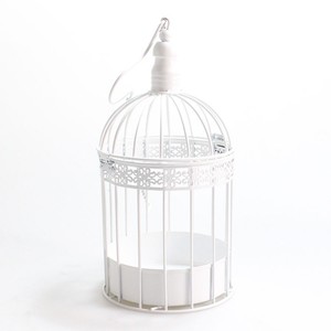 Deko Vogelk�fig rund 14,5cm x H30cm Metall Dekok�fig Blumen Pflanzen Garten