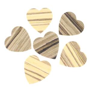 36 Herzen Holz 3,5cm Streudeko Holzherzen Holzherz Streuherzen Deko Tischdeko