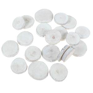 20 Astscheiben rund 5-7cm wei� white wash Holz Scheiben Holzscheibe Baumscheibe 