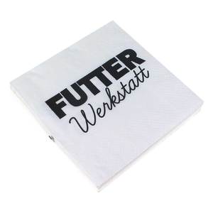 20 Servietten FUTTER Werkstatt 3-lagig 33x33cm Papierservietten Tissue Essen