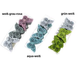 36 Schmetterlinge Holz ca 5x3,5cm Streudeko Fr�hling Holzschmetterling Butterfly