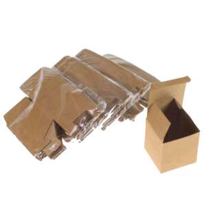 50 Schachteln natur Karton Box ca.5x5x5cm braun Faltschachtel DIY Giveaway Tischkarte