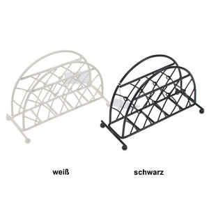 Serviettenhalter Metall Servietten Spender Box wei� schwarz Serviettenst�nder