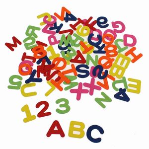 72 Buchstaben Zahlen mix Holz 3-4cm bunt Holzbuchstaben Alphabet Einschulung ABC