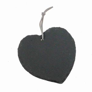 Herz Schiefer 11cm Schieferherz Schiefertafel Schieferplatte H�nger Dicke 4-5mm