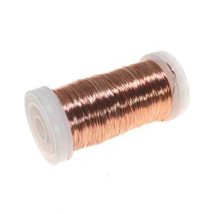 100g Myrtendraht echt Kupfer 0,3mm 160m Kupferdraht Dekodraht Basteldraht Spule 