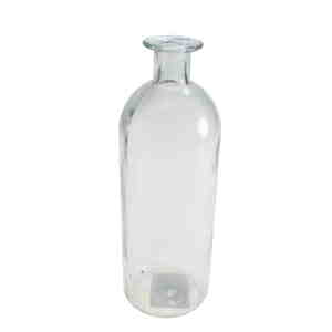 Glasflasche Glasvase H21cm Blumenvase Mini Vase Flaschenvase Vschen Flschchen