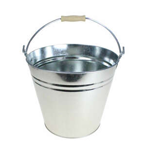 1 Eimer 27xH23cm �bertopf Blech Metall Zink Blumentopf Pflanztopf K�bel