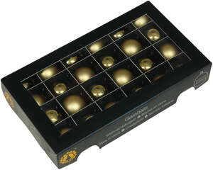 24 Weihnachtskugeln Glas 25mm Christbaumkugel Baumschmuck Weihnachten 2,5cm