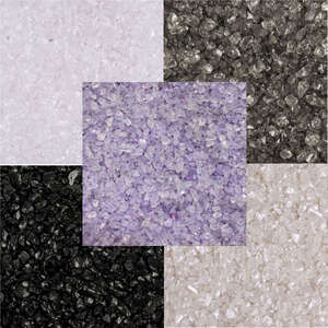 1kg Glasgranulat 2-4mm Dekogranulat Glassteine Glassplitter Dekoglas