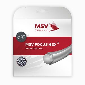 12m MSV Focus HEX Tennissaite co-poly Kontrolle+Spin