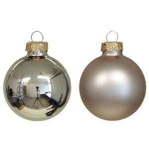 B-Ware 30 Weihnachtskugeln Glas 57mm Christbaumkugel Baumschmuck Weihnachten 5,7cm