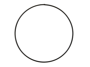 Metallring 40cm schwarz Draht 4mm Metallreifen Drahtring Traumf�nger Mobile