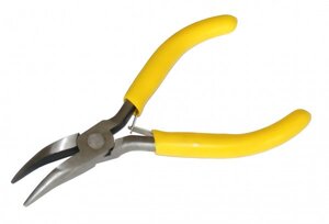 Spitzzange gebogen Flachzange klein Elektronikzange