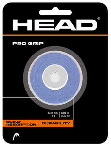 3x HEAD Pro Grip DZ Overgrip Griffband Tennis Squash Badmington
