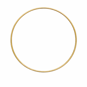 Metallring 30cm gold Draht 4mm Metallreifen Drahtring Traumf�nger Mobile