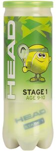 HEAD Stage 1 Green Tennisb�lle drucklos 3er Dose
