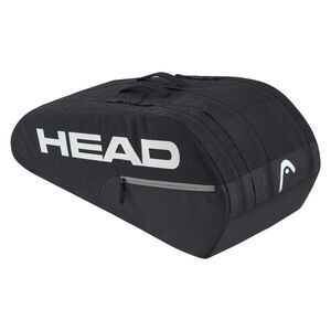 HEAD Base Racquet Bag L Schwarz Tennistasche 9 Schl�ger Rucksackfunktion 60 Liter