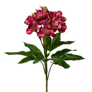 Knstliche Christrose  58 cm pink 