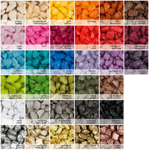 Dekosteine Farbsteine Dekogranulat 9-13mm 1000g in versch. Farben