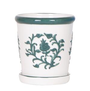 Kolibri Home Malaga Blumentopf - Grn - Dekorativer Keramiktopf 9 cm fr Ihr Zuhause