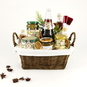 Geschenkkorb Spreew�lder Weihnachtsstiege