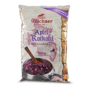 Weichaer Apfel-Rotkohl nach Lausitzer Art (500 g Beutel)