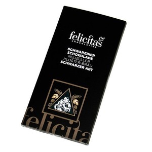 Schwarzbier Schokolade Schwarzer Abt von der Confiserie Felicitas (100 g)