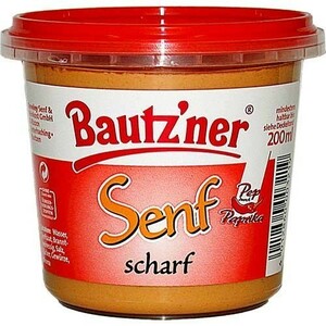 Bautzner Senf scharf (200 ml)