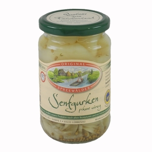 Krügermanns Original Spreewälder Senfgurken (370 ml Glas)