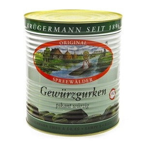 Krügermanns Original Spreewälder Gewürzgurken (10 l Dose)