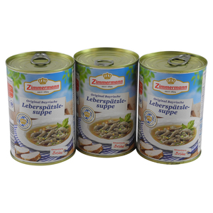 Lebersp�tzle Suppe 3er Pack (3 Dosen � 400 ml)
