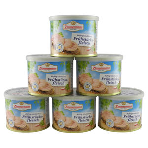 Delikatess Fr�hst�cksfleisch von Zimmermann 6er Pack (6 Dosen � 200 g)