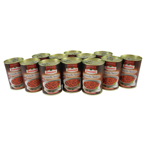 Gulasch - Suppe, pikant 12er Pack (12 Dosen � 400 ml)