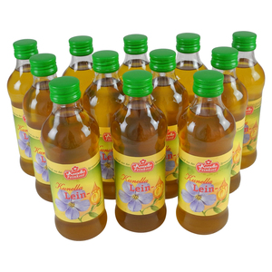 Leinöl von Kunella Feinkost  - 12er Pack (12 Flaschen à 250 ml)
