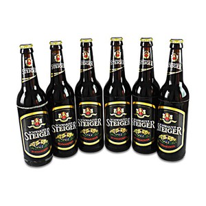 Dresdner Schwarzer Steiger (Schwarzbier / 6 Flaschen  0,5 l / 5,0 % vol.)