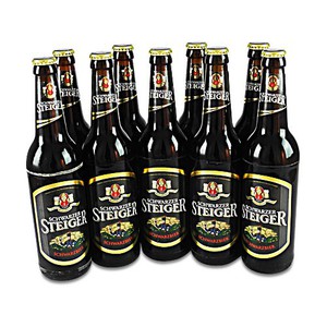 Dresdner Schwarzer Steiger (Schwarzbier / 9 Flaschen  0,5 l / 5,0 % vol.)