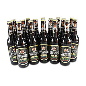 Dresdner Schwarzer Steiger (Schwarzbier / 16 Flaschen  0,5 l / 5,0 % vol.)