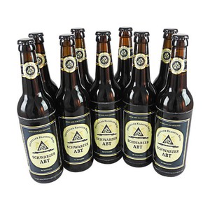 Neuzeller Schwarzer Abt (Schwarzbier / 9 Flaschen  0,5 l / 3,9 % vol.)