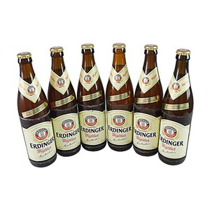 Erdinger Hefe Wei�bier (6 Flaschen � 0,5 l / 5,3 % vol.)