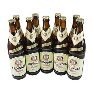 Erdinger Hefe Wei�bier (9 Flaschen � 0,5 l / 5,3 % vol.)