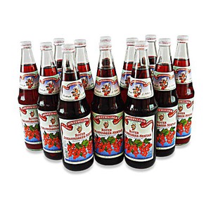 Roter Johannisbeer Nektar von der Spreewaldmosterei - 12er Pack (12 Flaschen � 0,7 l)