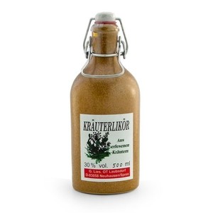 Spreeli Kr�uterlik�r in der Tonflasche (0,5 l / 30% vol.)