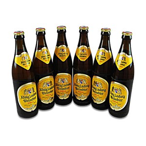 Knig Ludwig Weissbier Hell  (6 Flaschen  0,5 l / 5,5 % vol.)