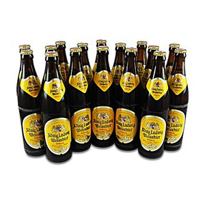 K�nig Ludwig Weissbier Hell  (16 Flaschen � 0,5 l / 5,5 % vol.)