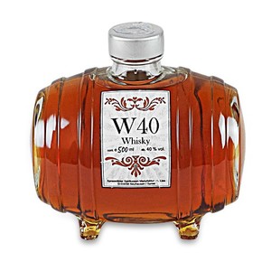 W40 Whisky im Fass (0,5 l / 40 % vol.)