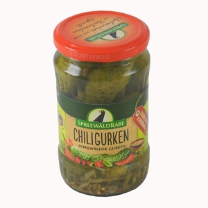 Chiligurken von Spreewald-Rabe (370 ml Glas)