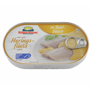 Rügen-Krone Heringsfilets in Senf Sauce (200 g)