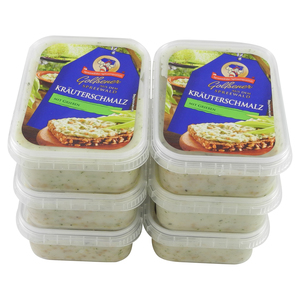 Spreew�lder Kr�uterschmalz mit Grieben von Gol�ener - 6er Set (6 Packungen � 200 g)